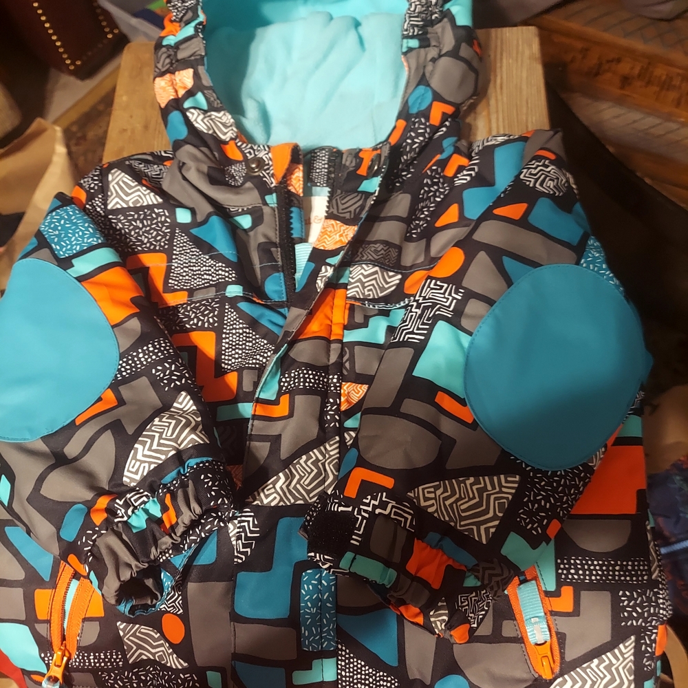 Cat & Jack Orange and Blue Jacket